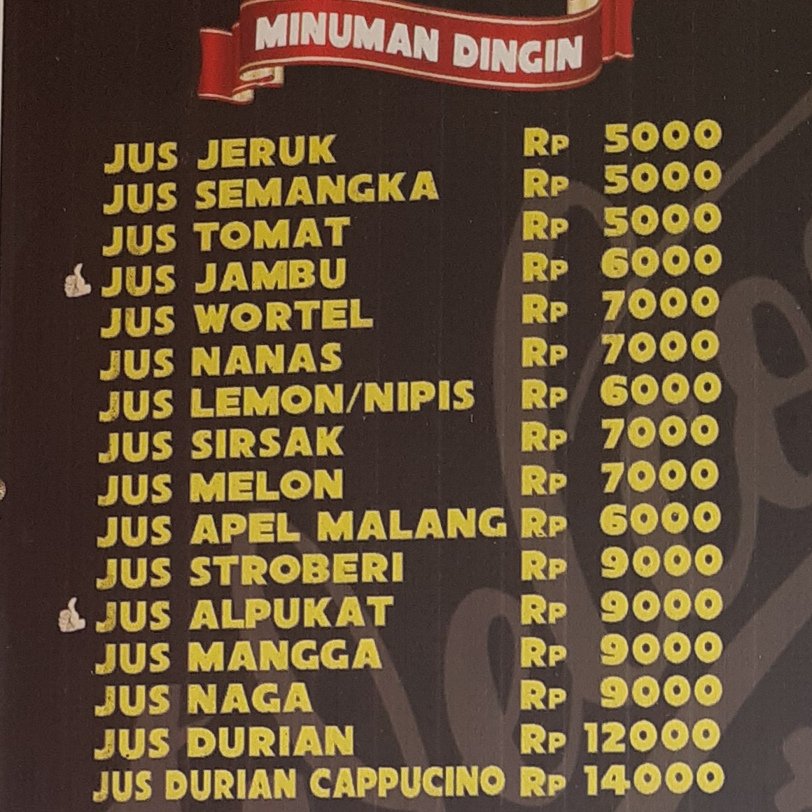 Jus Alpukat