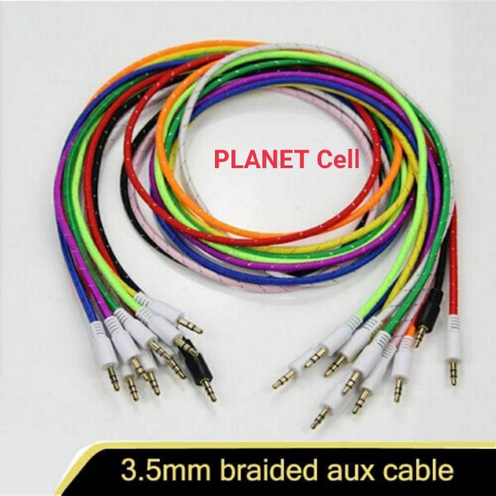 KABEL AUX 1 KE 1 - KABEL JACK AUDIO 1 KE 1 MODEL TALI SEPATU 