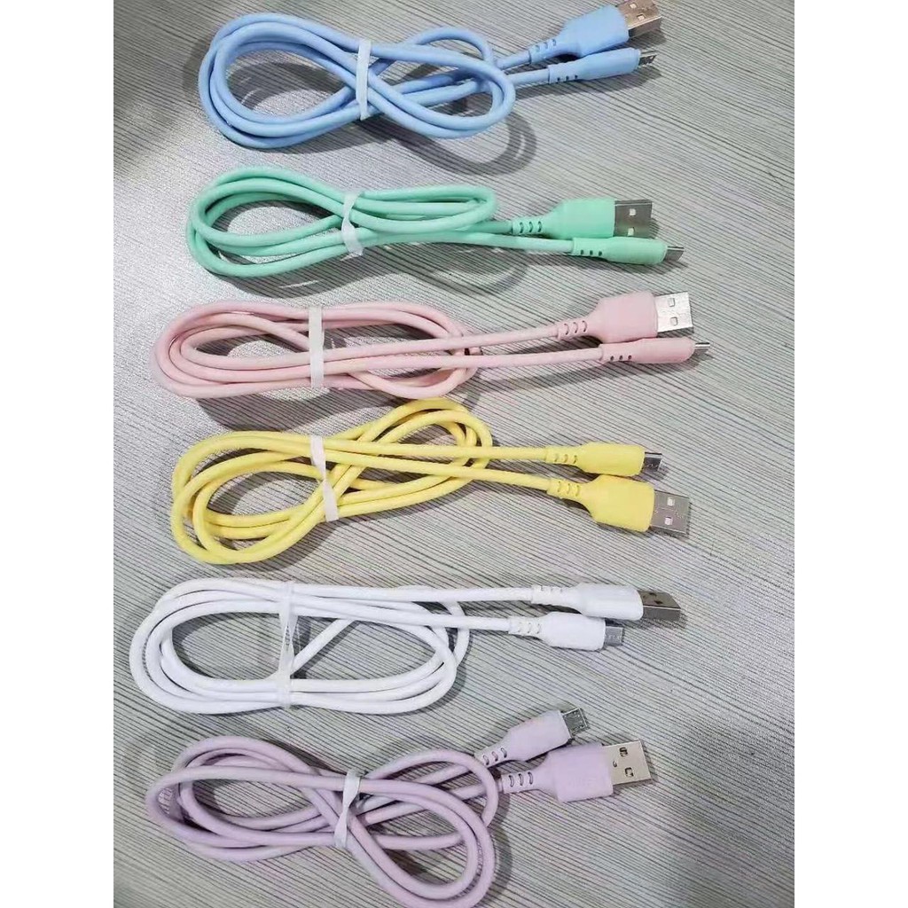 KABEL DATA MACARON TYPE 2A PANJANG 1M - KIT 4