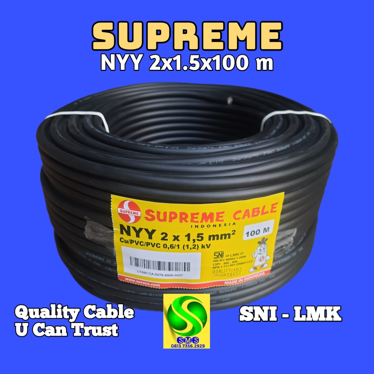 KABEL NYY 2x15x100 M SUPREME