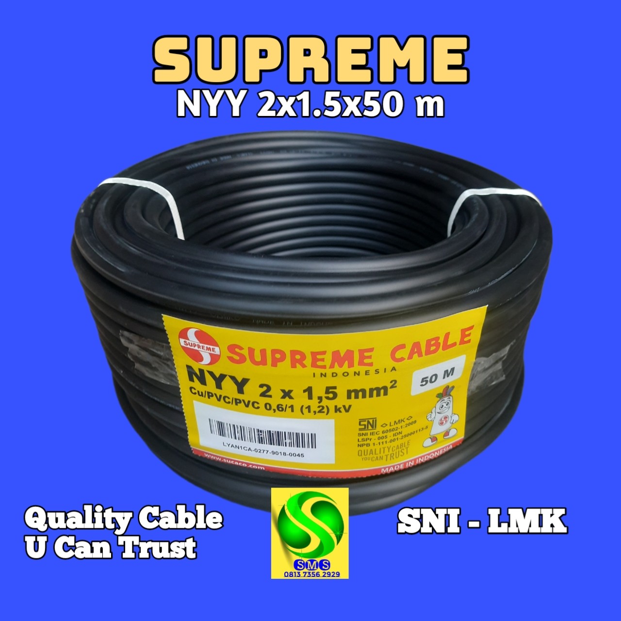 KABEL NYY 2x15x50 M SUPREME