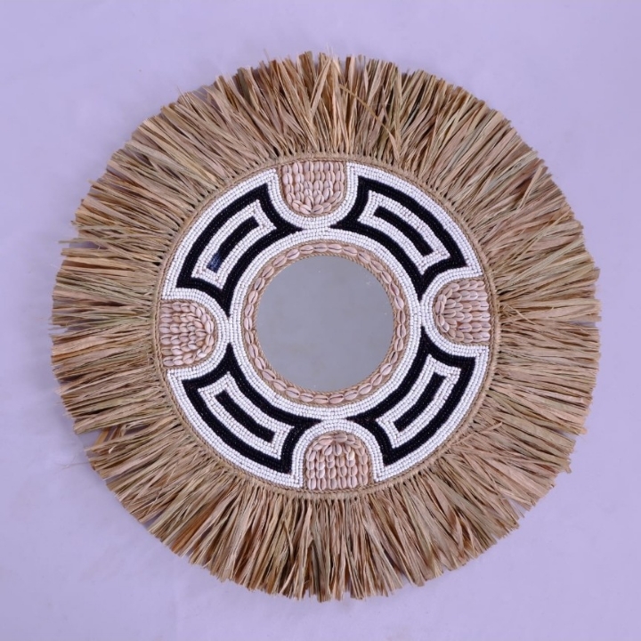 KACA MIRROR SISAL MIX KERANG