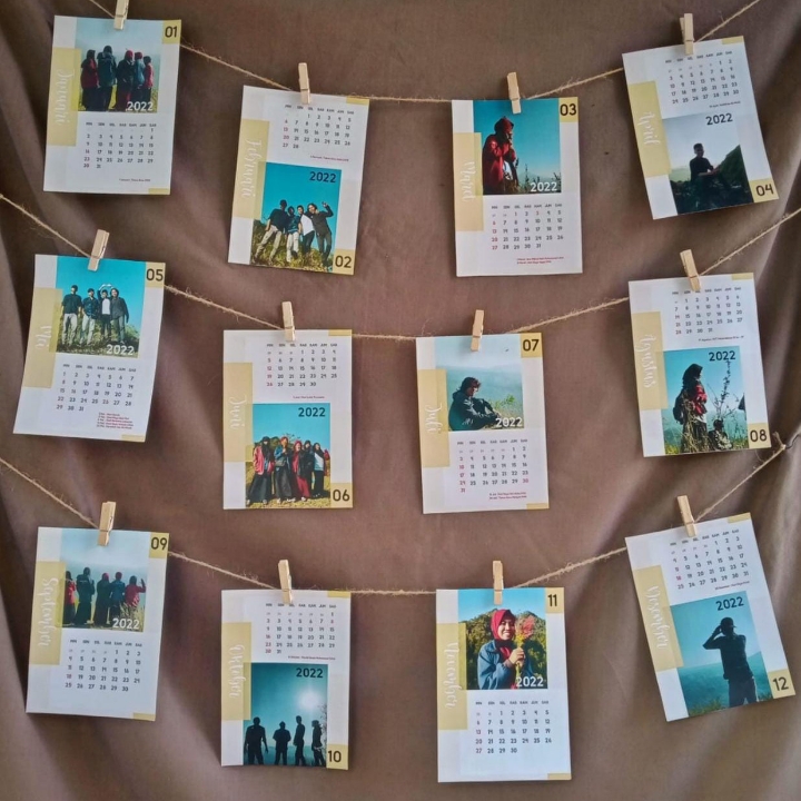 KALENDER 2022 Aesthetic POLAROID CUSTOM FOTO