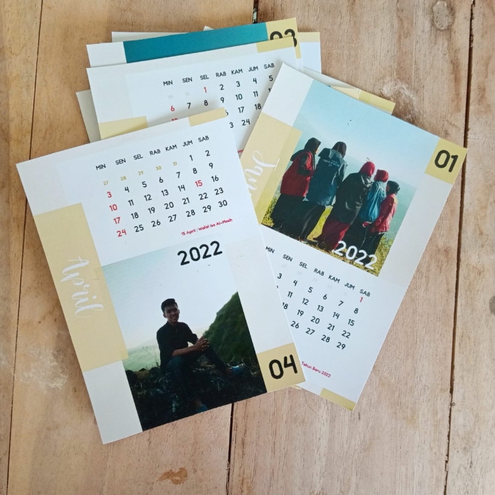 KALENDER 2022 Aesthetic POLAROID CUSTOM FOTO 3