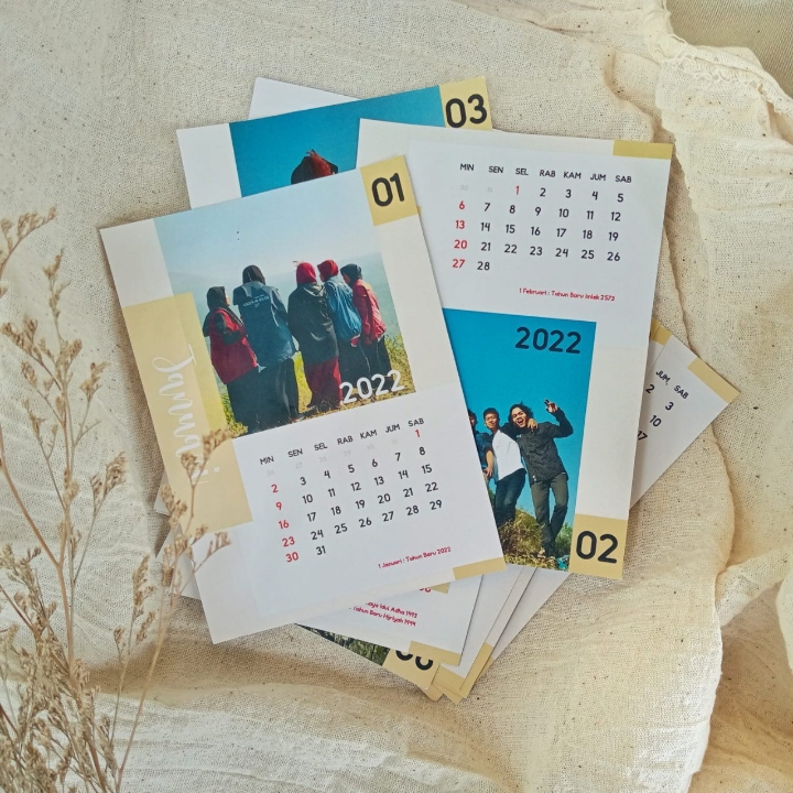 KALENDER 2022 Aesthetic POLAROID CUSTOM FOTO 4