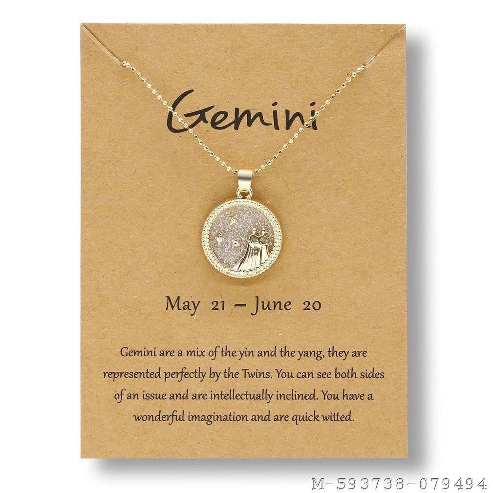 KALUNG WANITA LIONTIN TITANIUM ZODIAK