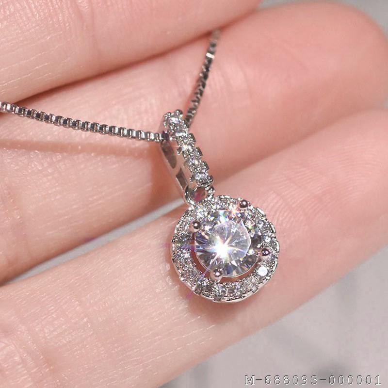 KALUNG WANITA SILVER BULAT
