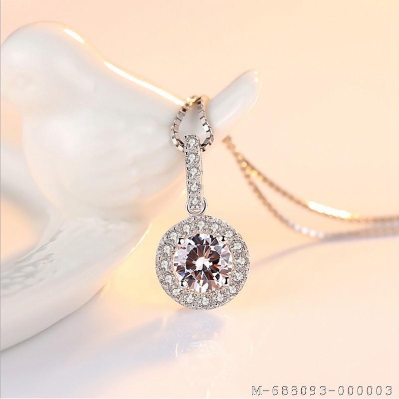 KALUNG WANITA SILVER BULAT 3