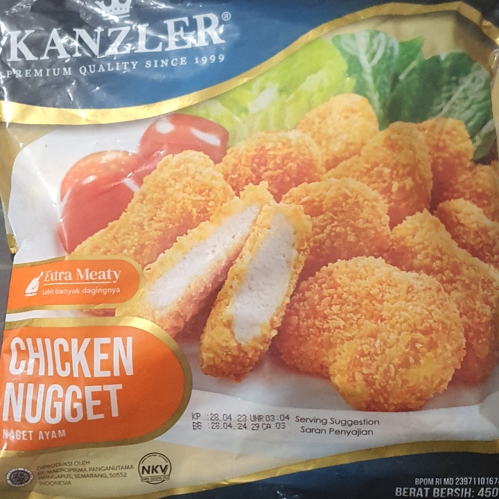 KANZLER CHIKEN NUGED 500G