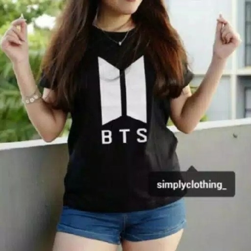 KAOS BTS HITAM