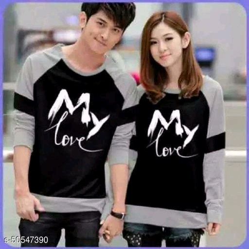 KAOS COUPLE SWEATER MY LOVE