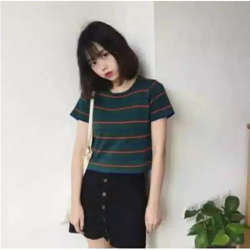 KAOS GEILI CROP TEE LD 80 3