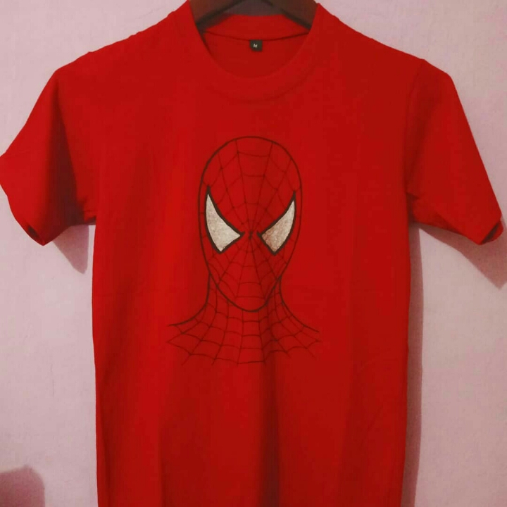 KAOS LUKIS SPIDER MAN size M anak