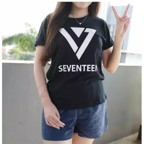 KAOS SEVENTEEN HITAM