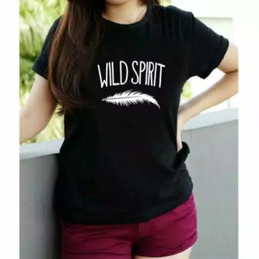 KAOS WILD SPIRIT HITAM 