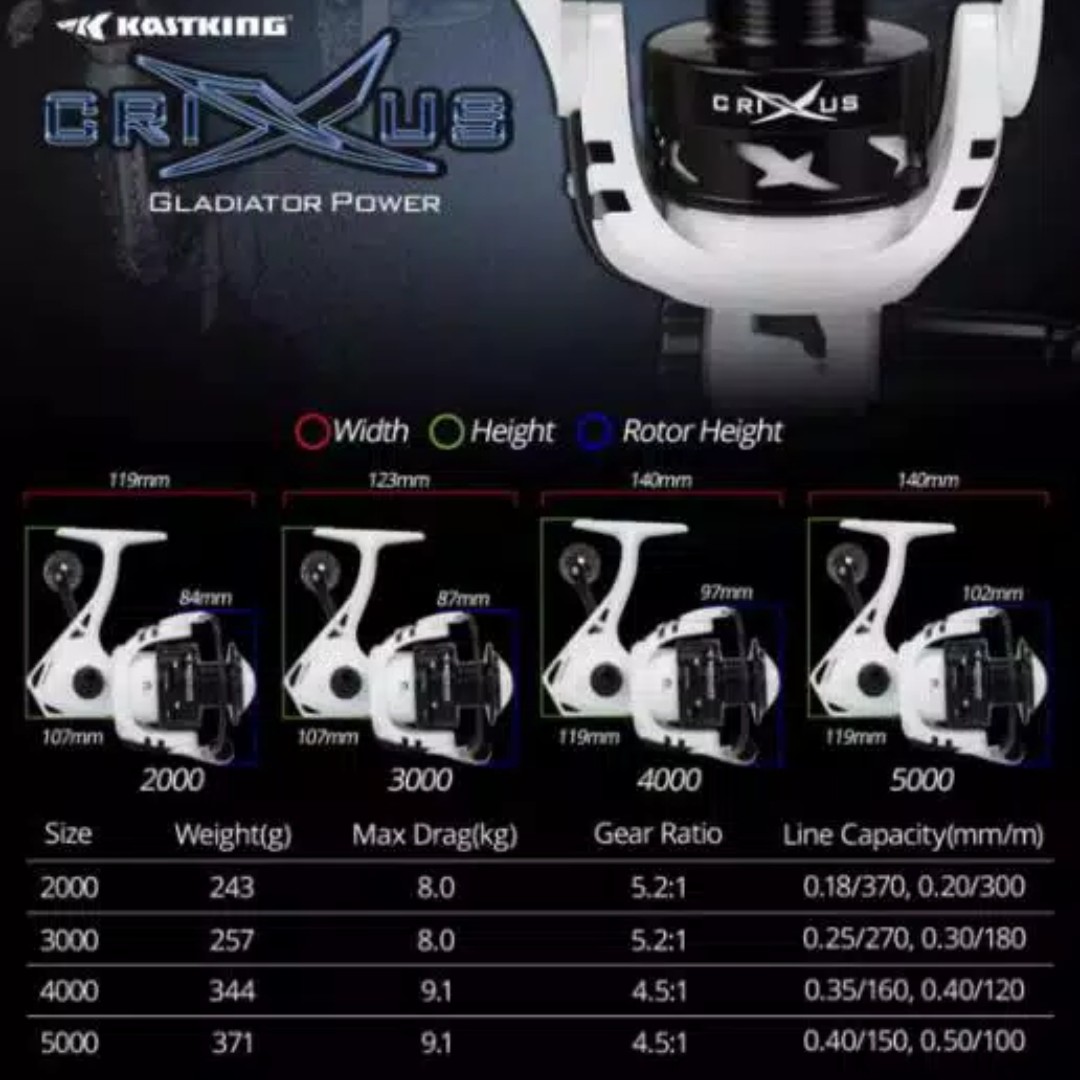 KASTKING CRIXUS SPINING 4