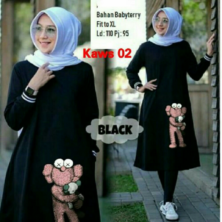KAWS 02 TUNII HITAM