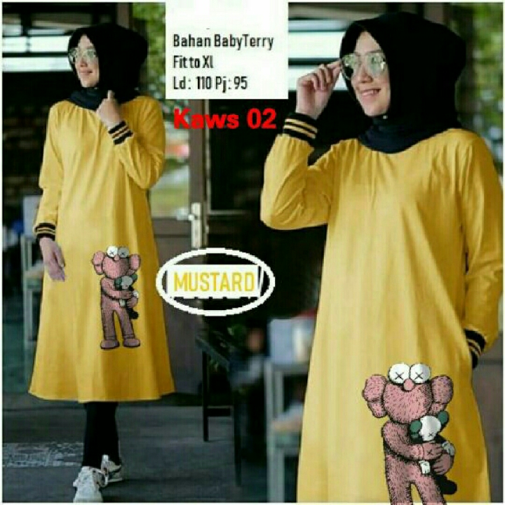 KAWS 02 TUNIK MUSTARD