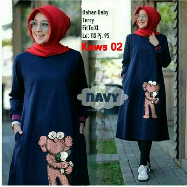 KAWS 02 TUNIK NAVY