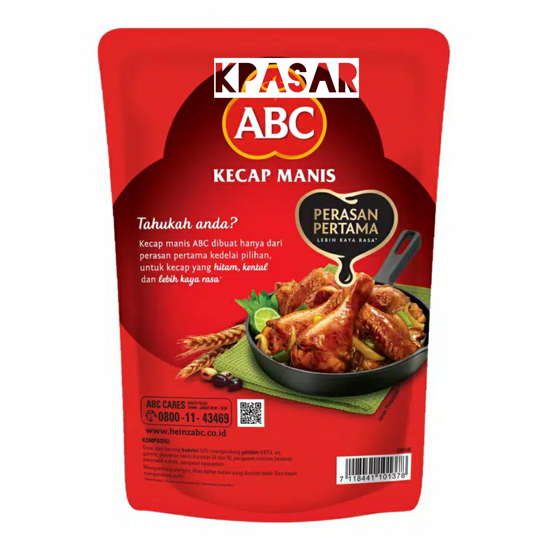 KECAP MANIS ABC KEMASAN RWFIL 600GR