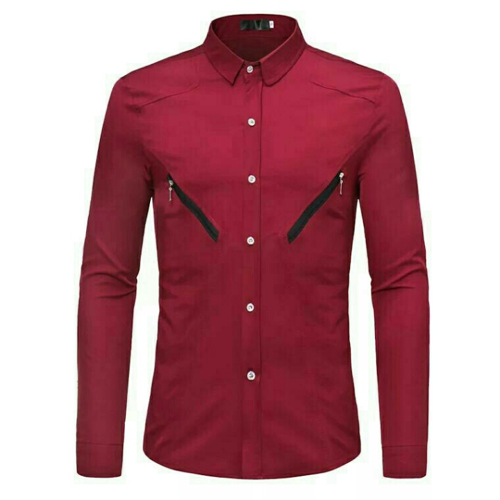 KEMEJA JUNICHI MAROON