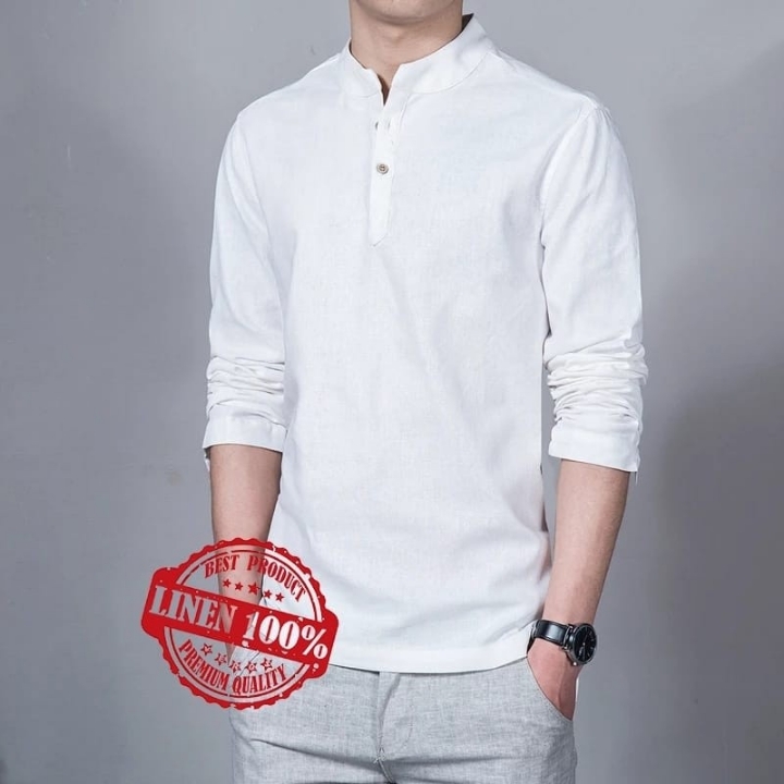 KEMEJA KOKO RAFFI WHITE