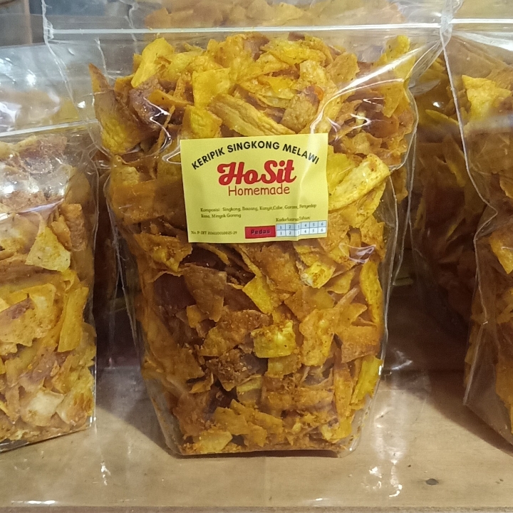 KERIPIK SINGKONG MELAWI PEDAS 