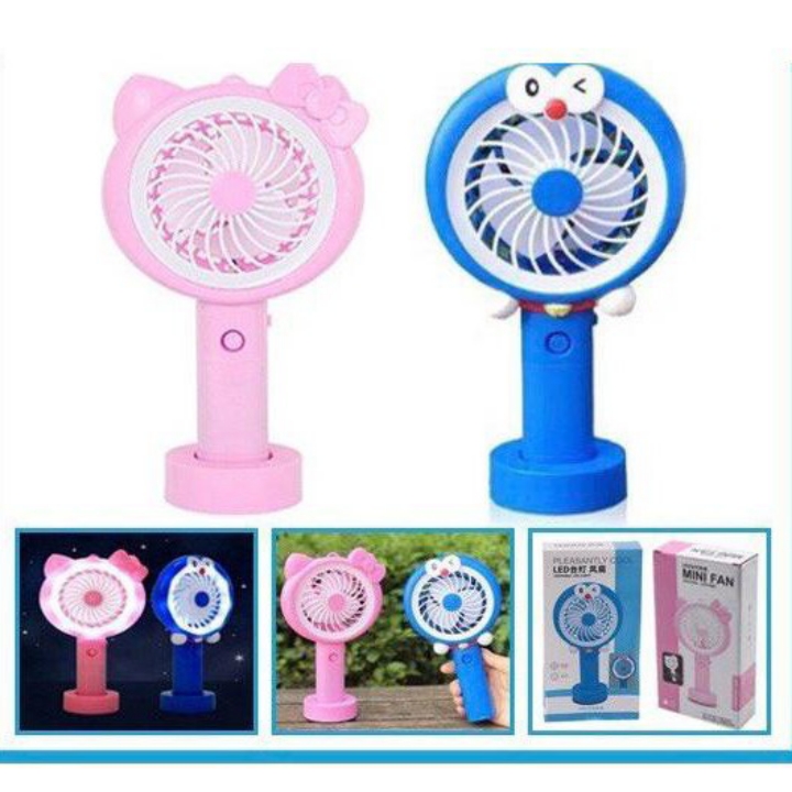 KIPAS ANGIN TANGAN KARAKTER  LAMPU LED VXDE-260VariasibiruSilakan