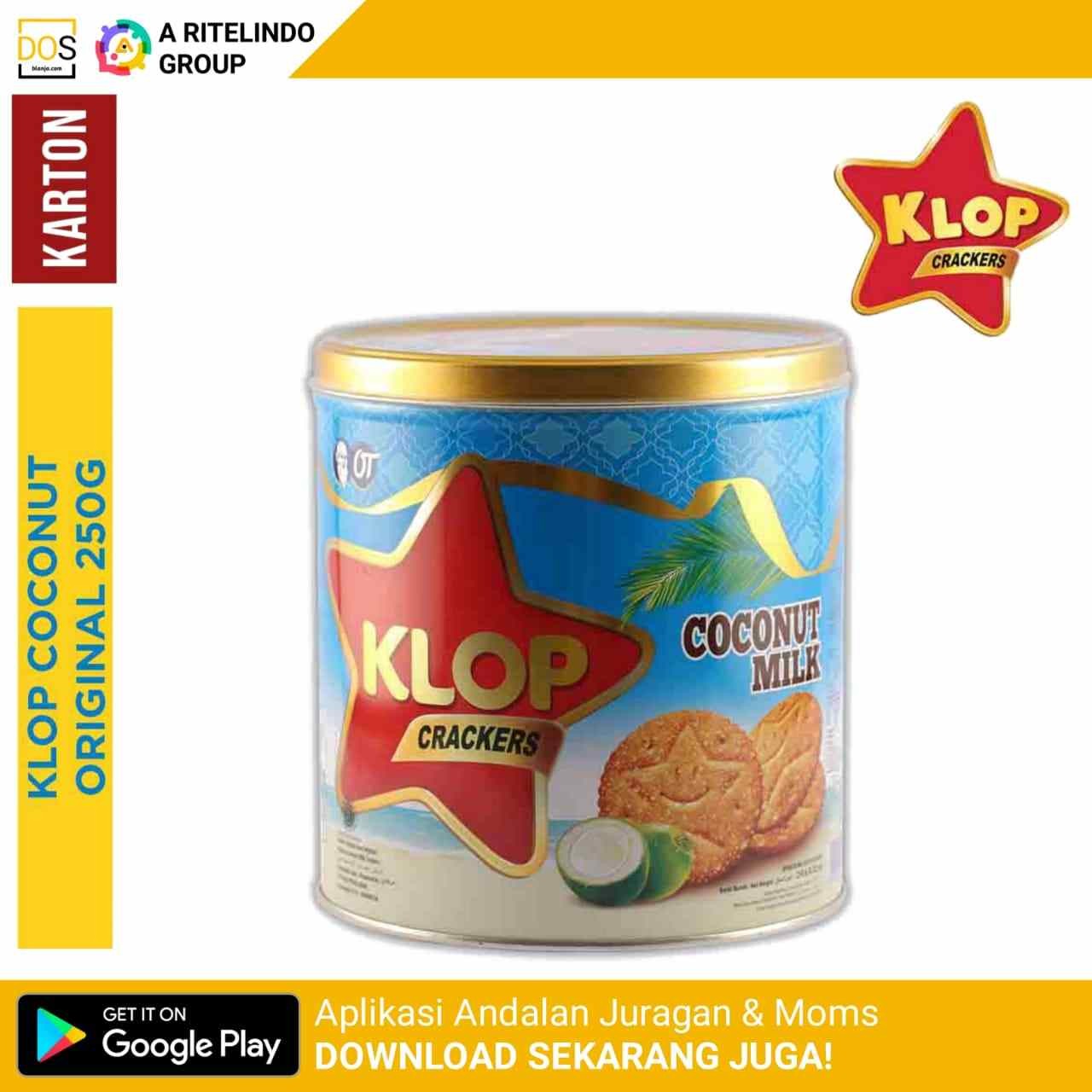 KLOP COCONUT ORIGINAL CAN 250g