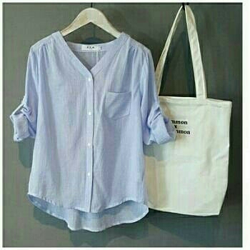 KMJ STRIPE MOMON BLUE 