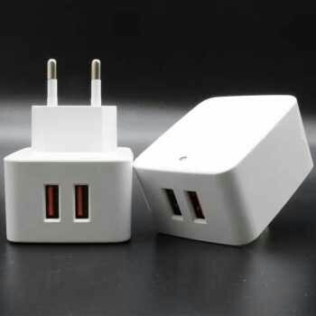 KOOYUTA Charger USB Quick Charging 2 Port EU Plug - CHJ-810D