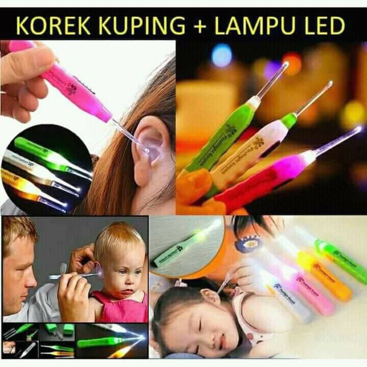 KOREK KUPING LAMPU LED
