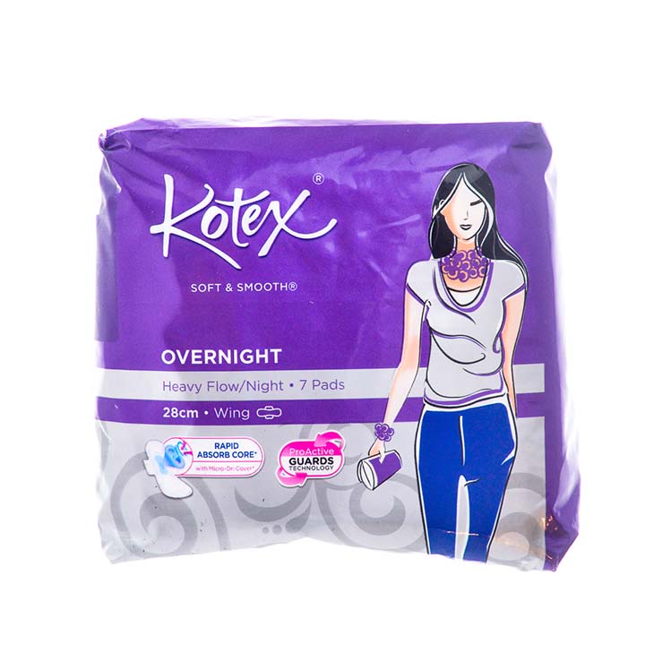 KOTEX OVERNIGHT 28CM WINGS