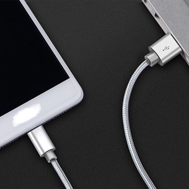 Kabel Data Charger Fast Charging Stainless Bulat 3