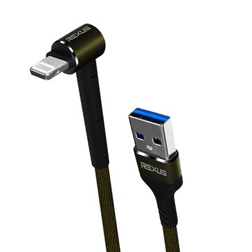 Kabel Data Lightning Rexus CB161L Fast Charging 1M