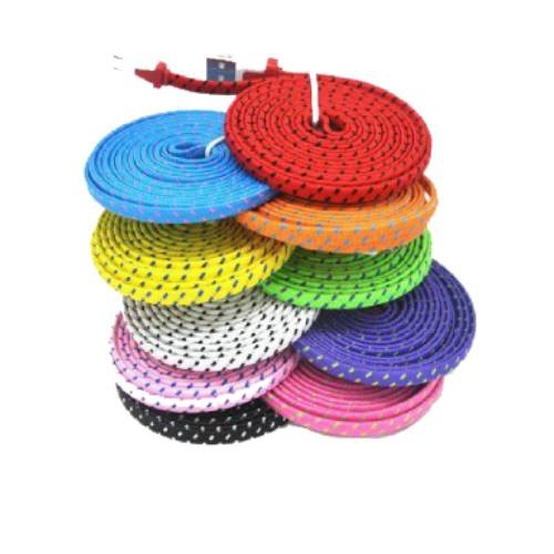 Kabel Data Panjang 3meter Micro USB Model Pipih