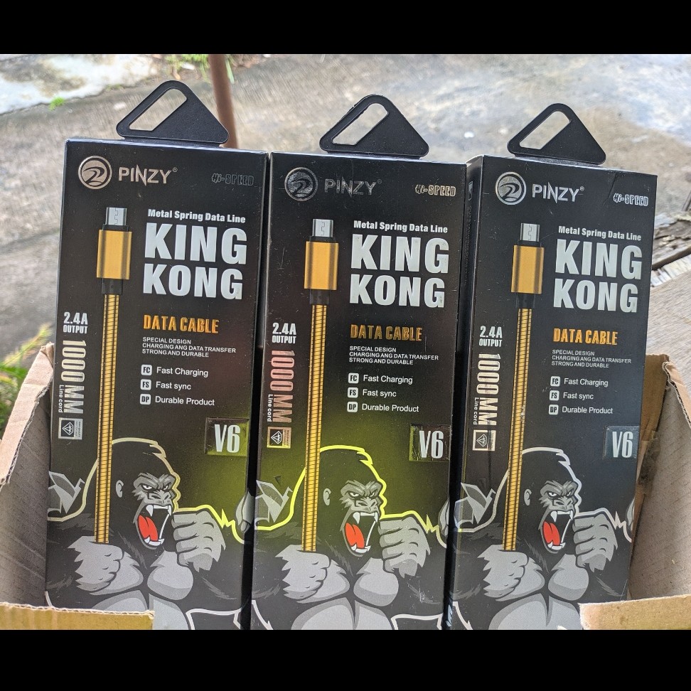 Kabel Data Pinzy Kingkong Metal Edition V6 2