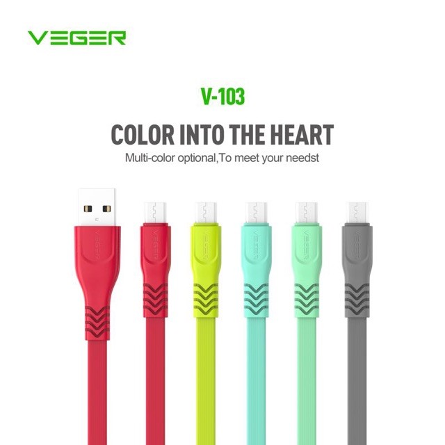 Kabel Data Veger Original Micro USB Fast Charging