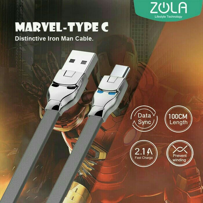 Kabel data type  C zola Marvel 100 cm