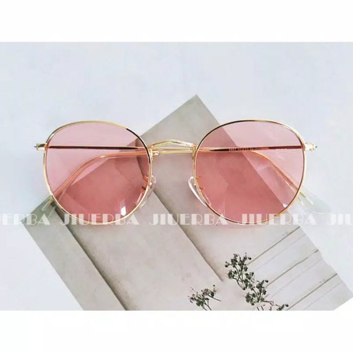 Kacamata Hitam Unisex Korean Desgin Besi Frame 2