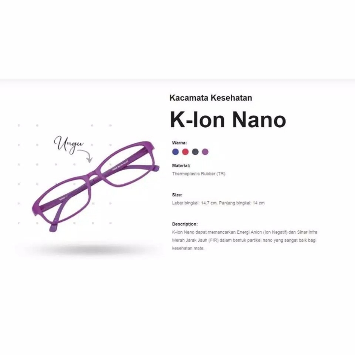 Kacamata K-ION NANO 4