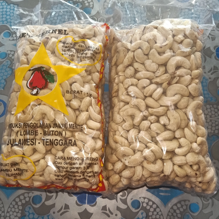 Kacang Mente Mentah Utuh