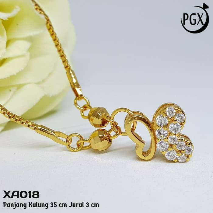 Kalung Anak Xuping Berlian Permata - Perhiasan Lapis Emas - XA018