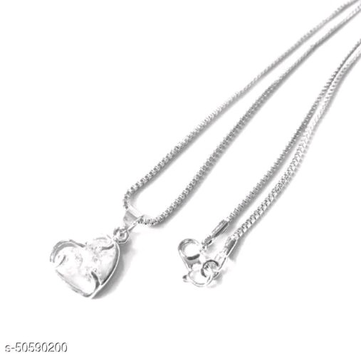 Kalung Itali liontin love silver-Silver Plated