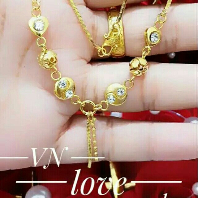 Kalung Lapisan Emas 24k