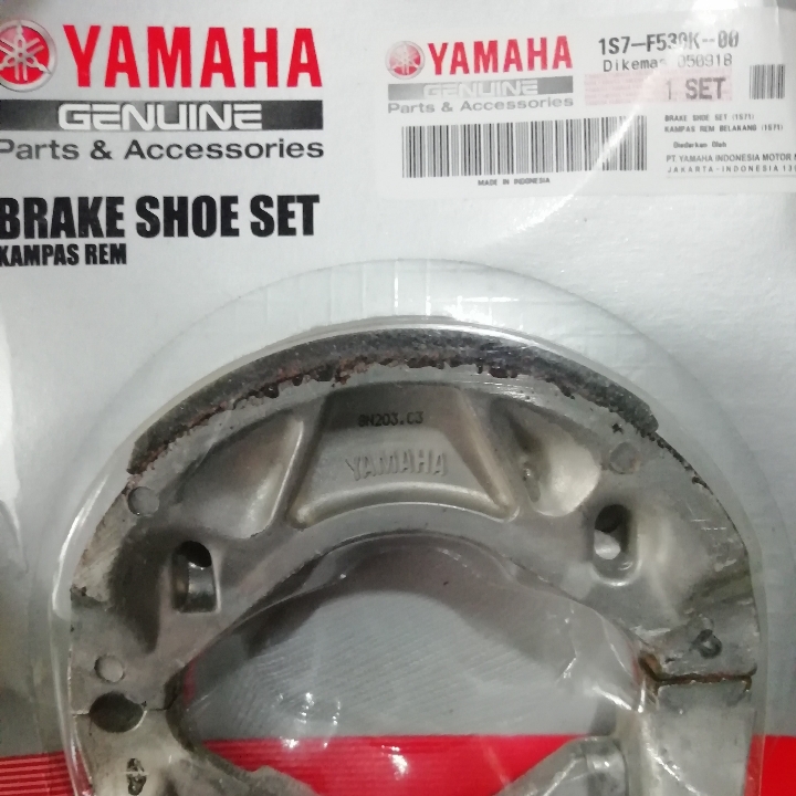 Kampas Rem Belakang Matic Yamaha