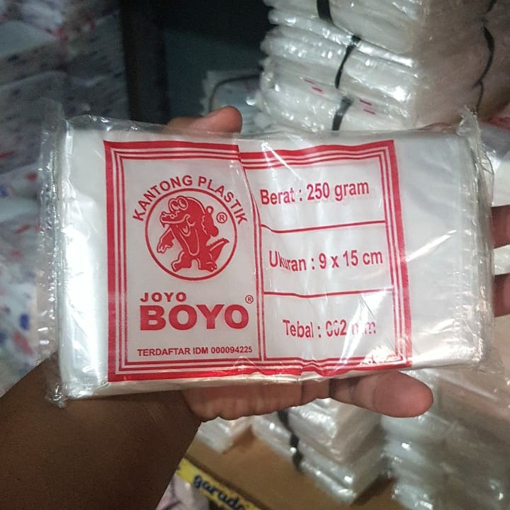 Kantong Plastik Merk Joyo Boyo Ukuran 9x15cm