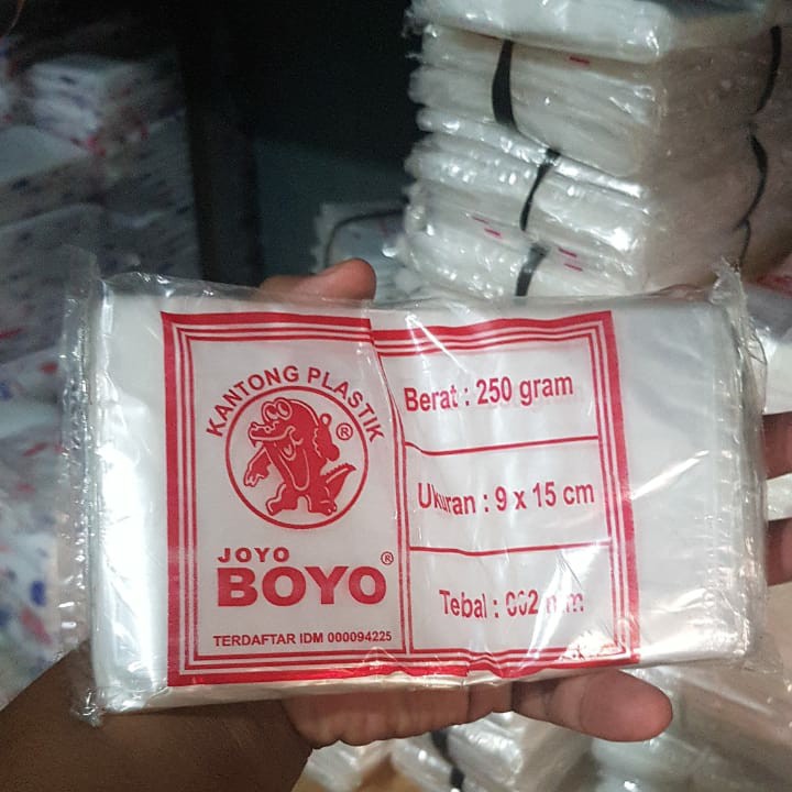 Kantong Plastik Merk Joyo Boyo Ukuran 9x15cm