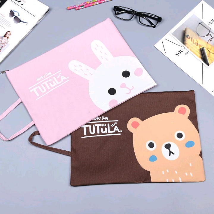 Kantung file motif kartun