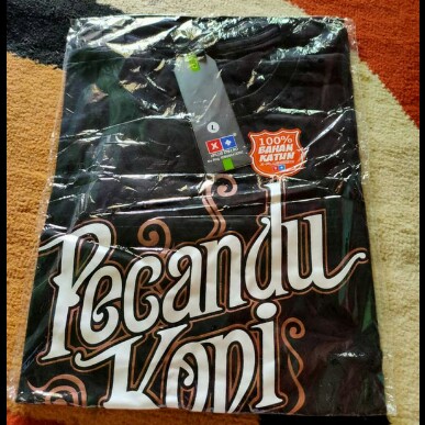 Kaos Baju Tshirt Trendy - Pecandu Kopi Hitam 2